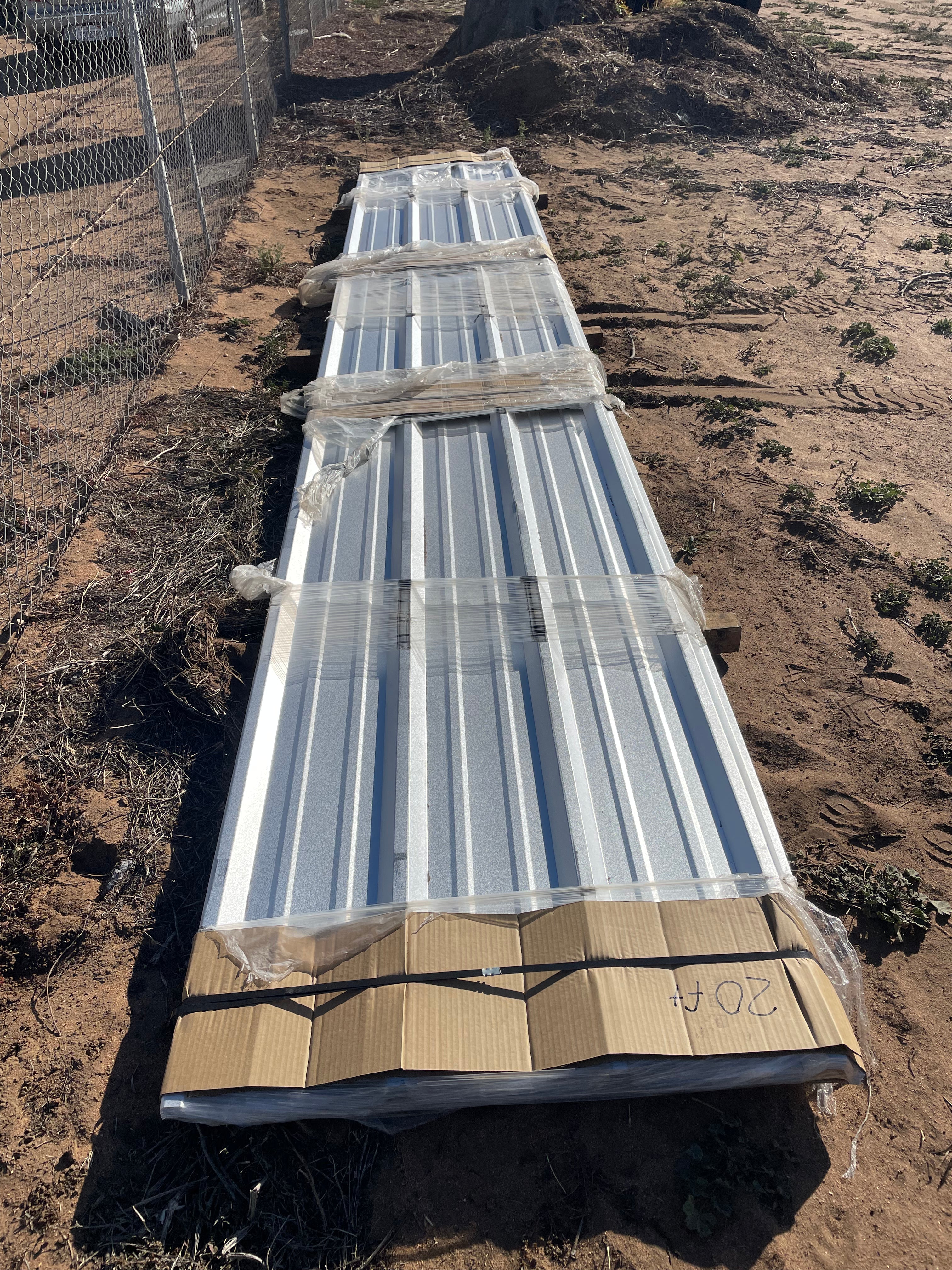 Galvanized PBR Panel - Metal Roof Siding Material (3ft x 20ft) 26-Gauge |  Solavera Farm and Ranch, image size:3024x4032