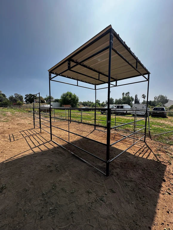 Stall with Shaded Cover