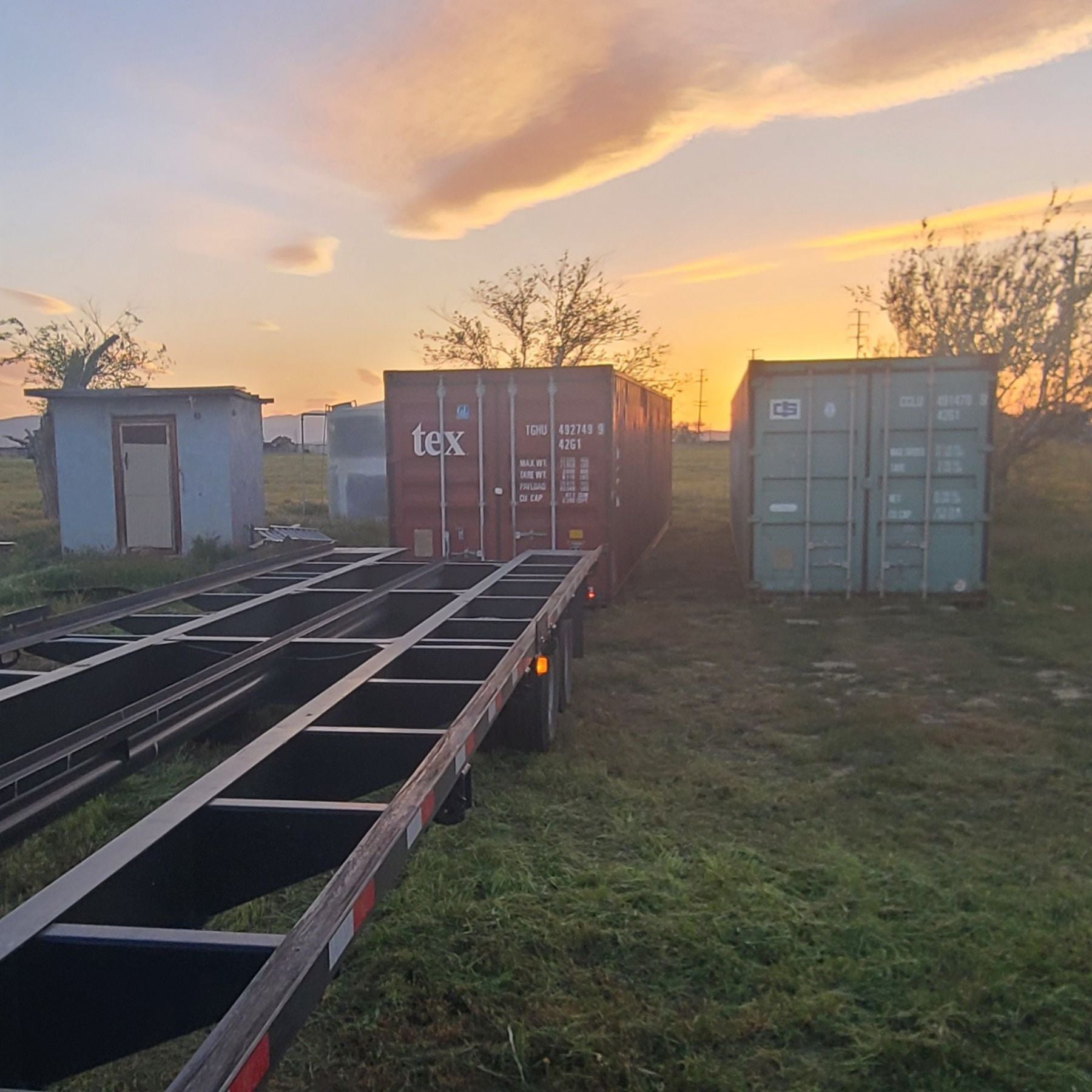 Shipping Container For Barn & Tack Storage