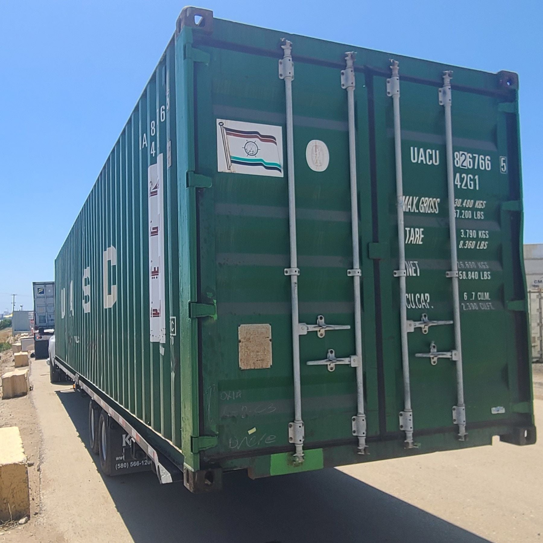 Shipping Container For Barn & Tack Storage