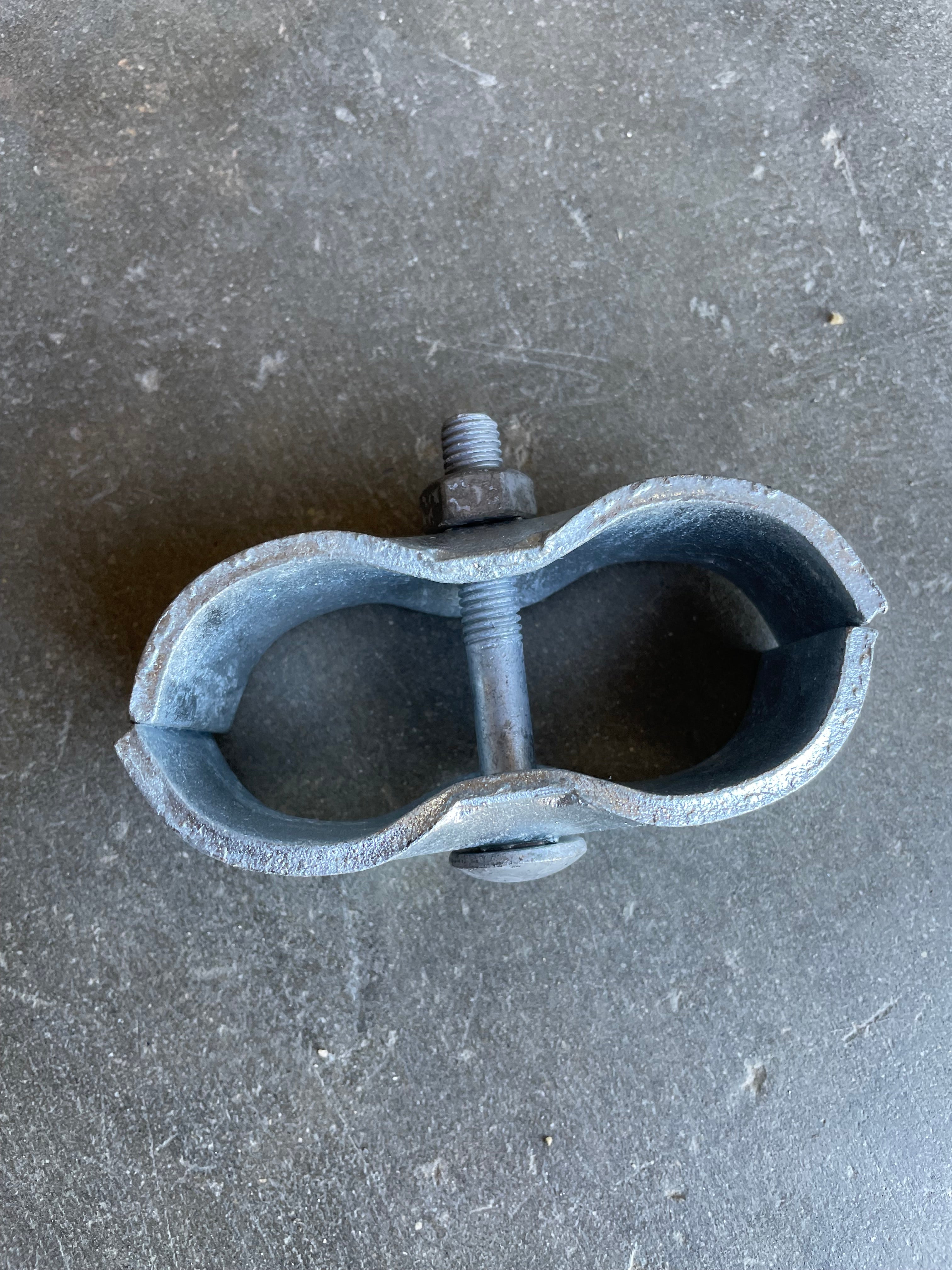 1-5/8" Galvanized Panel Clamp for 1-5/8" Post - Galvanized