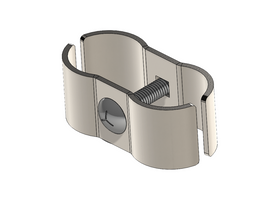 1 5/8" Steel Panel Clamp for 1 5/8" Post - Powder Coated